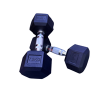 Mancuernas hexagonales de goma - C&D Sport