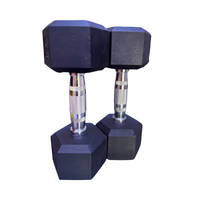 Par de mancuernas hexagonales de goma - C&D Sport