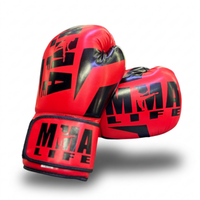 Guantes MMA Life rojos 12 oz