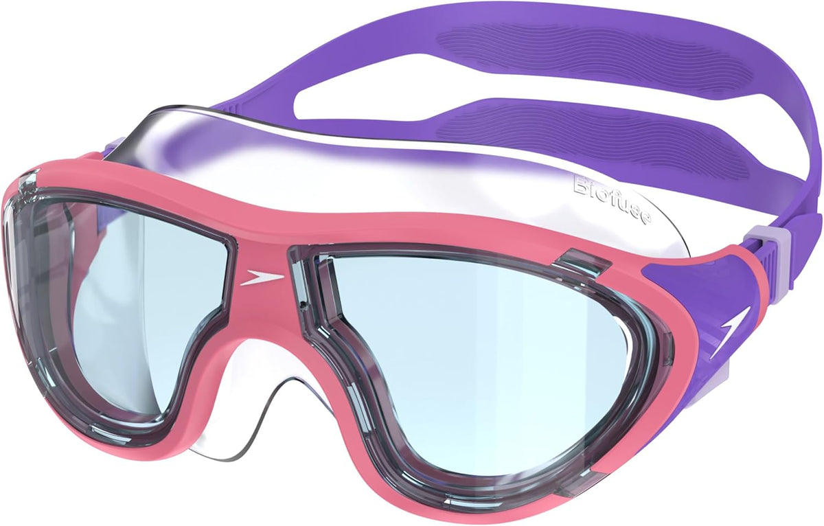 Lentes Speedo Jr Biofuse Squad Mask rosa/amarillo